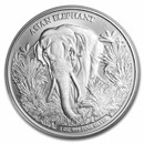 2023 Cambodia 1 oz Silver Asian Elephant BU